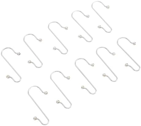 Stainless Steel S Hooks 100pcs | Multipurpose Hangers for Christmas Tree Ornaments/Home Decor/Small Gifts | Secure S - Shape Design