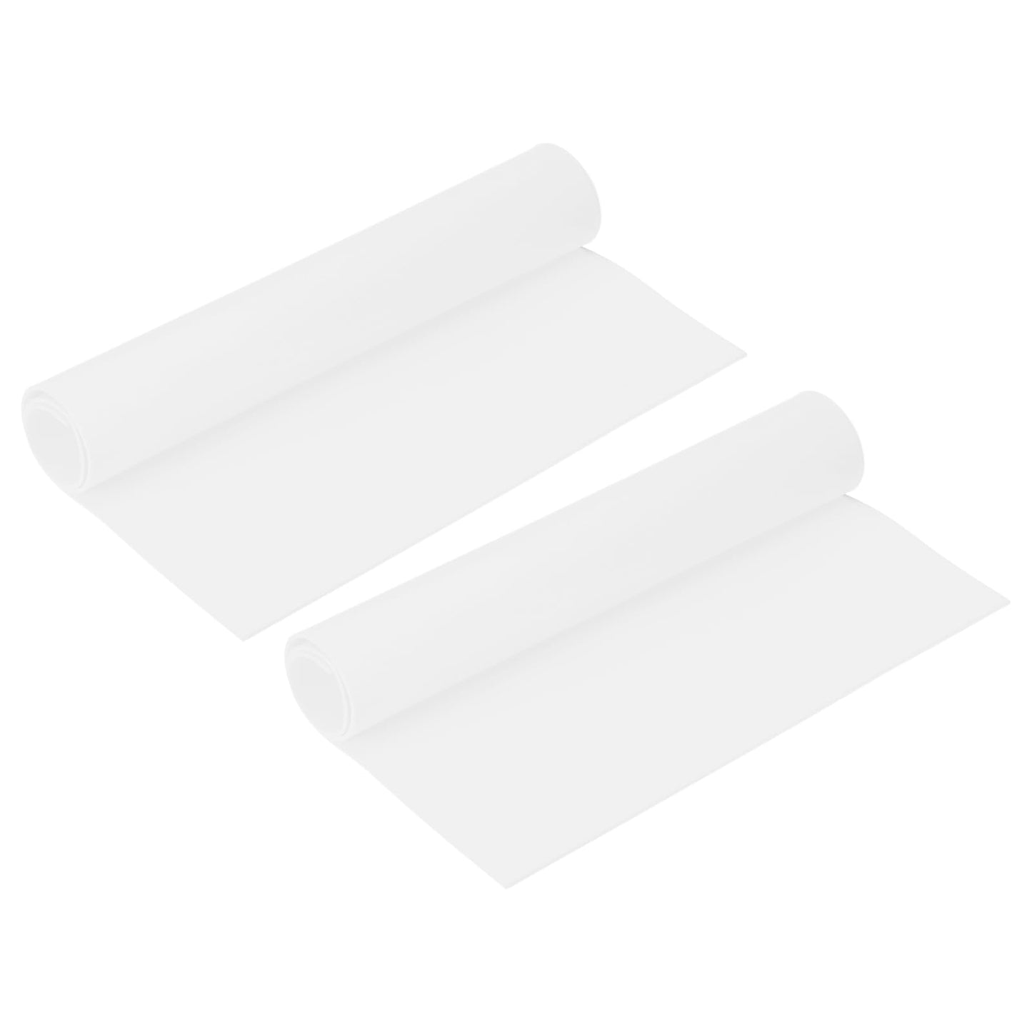 MECCANIXITY Foam Sheets Crafts 19x12 Inch 1mm EVA Craft Foam Paper Foam Sheets for Crafts Projects DIY Cosplay Modeling, White, 2 Sheets