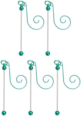 5pcs Metal Beadable Hanging Hooks for Christmas Tree Adornment Festival Ornament Hangers Holiday Decoration Kits Christmas Tree Decoration