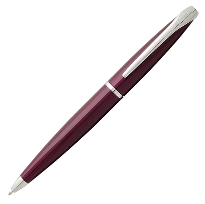 Cross ATX Limited Collection Ballpoint Pen, Pearlescent Purple, Polished Chrome Appointments in Premium Corporate gift box