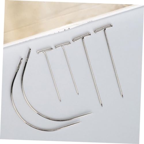 HOODANCOS 1set Wig Shaped Blocking Needles for Wigs Jewelry Display Crafts Photos Resistant for Easy Styling