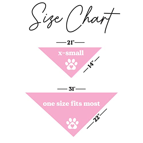 Promoted to Big Sister Dog Bandana | 100% Cotton Adjustable Triangle | Made in USA | New Baby | Pregnancy Announcement Photoshoot Prop | Gender Reveal | Baby Pink One Size (692) - color: Baby Pink, size: One Size