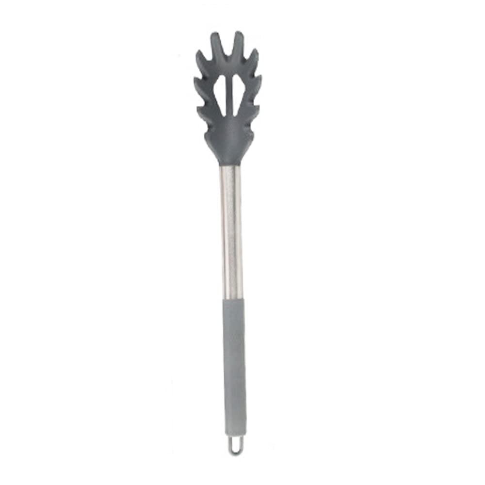 Silicone Pasta Fork, Spaghetti Server, Professional Pasta Server Spoon Heat Resistant Noodle Spoon, Spaghetti Strainer Best Cooking Tools