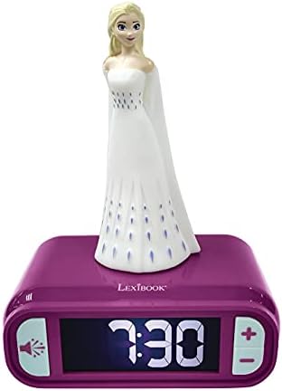 LEXiBOOK, Frozen Nightlight Alarm Clock, RL800FZ