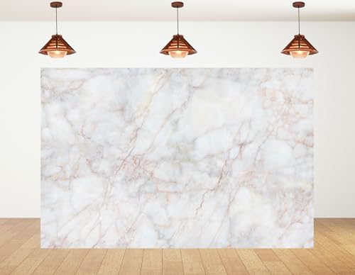 10x7ft White Pink Marble Backdrop Natural Stone Texture Pattern Photography Background for Modern Themed Party Room Decorations Tapestry Banner Photo Booth Props - size: 10x7ft