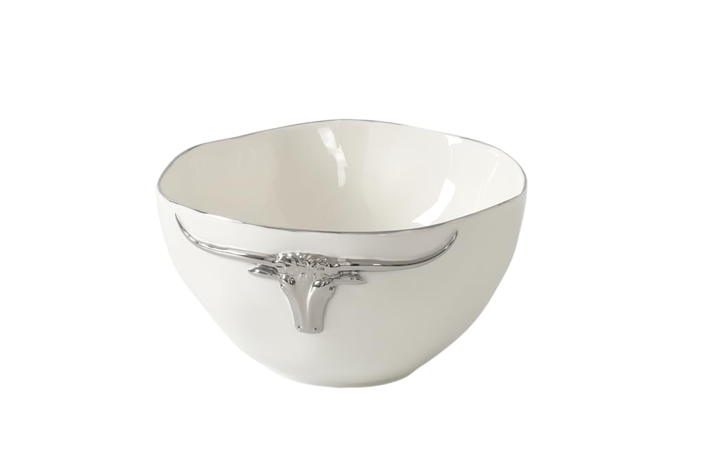 Pampa Bay Longhorns Large Bowl, 9.25" x 9.25" x 4.75"