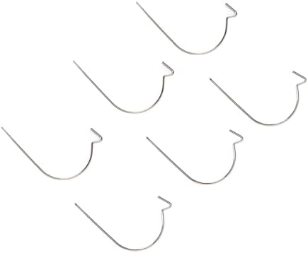 Omabeta Christmas Ornament Hooks Set, 50Pcs Lightweight Stainless Steel Tree Ornament Hooks for Christmas Tree Decorations and Parties