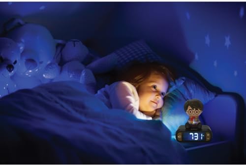 LEXiBOOK, Harry Potter Nightlight Alarm Clock, RL800HP