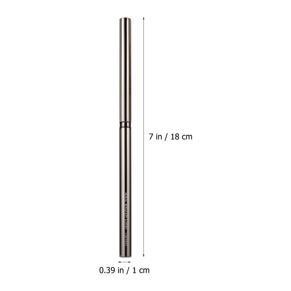 FRCOLOR Nail Art Brush Ultra-Fine Liner Pen 7.08 Inch Precision Manicure Tool for Detailed Nail Drawing and Diy Designs Suitable for Home and Salon Use