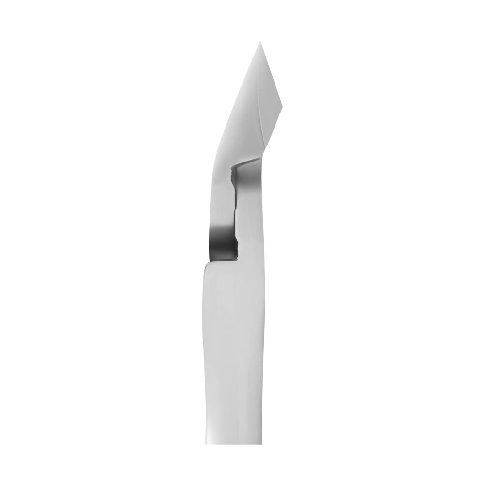 Staleks Expert 20 Cuticle Nippers 8 mm – Inclined Blades with Protrusion – Compact Straight Handles for Small Hands