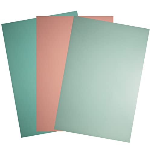 Bessie Bakes Soft Pastel Solid Color Roll-Up 2 Feet x 3 Feet Photography Backdrops 3 Pack - color: Bayside Blue, Pale Turquoise, Cherry Blossom