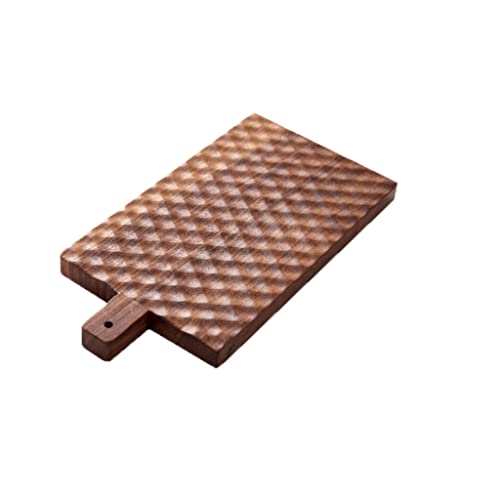 Premium Wooden Chopping Board - Durable Kitchen Cutting Board with Handle for Easy Use, Ideal for Daily Cooking, Bread, and Pizza Preparation