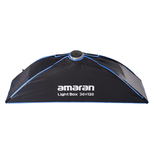 Aputure Amaran Light Box 30x120 Square Bowens Mount Softbox,Included Difusion,Light Control Grid and Carrying Bag for 200X/300C/150C/100D - size: Light Box 30x120