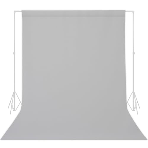 TRLYC Gray Background Backdrop - 8x10 FT Photography Screen Seamless Backdrop Photo Booth Photoshoot Background Screen for Photo Video Photography Studio - color: Gray, size: 8x10FT