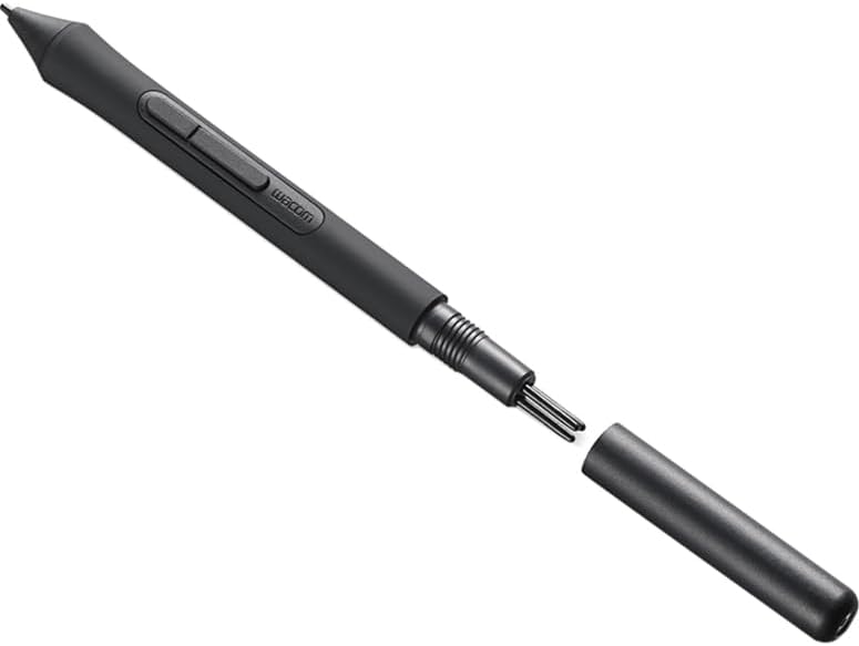 Wacom Intuos Small Bluetooth Graphics Drawing Tablet, 4 Customizable ExpressKeys, Portable for Teachers, Students and Creators, Compatible with Chromebook Mac OS Android and Windows - Black