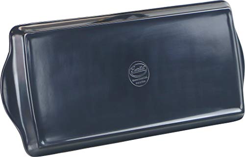 Reston Lloyd Calypso Basics Tidbit Tray, Grey (Pack of 2) - color: Charcoal, size: 14.7" x 6.5" x 0.8" (Pack of 2)