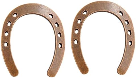 MAGICLULU 8pcs Vintage Horseshoe Hanging Decor Sculpture for Indoor and Outdoor Decoration Retro Wedding Favor and Home Art Ornament
