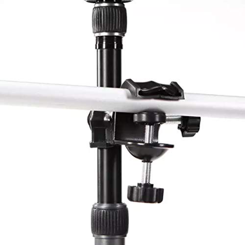 Selens 2 Pieces Heavy Duty Metal Dual Double U Clip C Clamp Type Bracket Mount for Photo Studio Boom Arm Light Stand