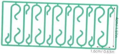 Ipetboom 400pcs Christmas Tree Decoration Hooks Plastic Mini Ornament Hangers for Xmas Baubles Wreaths and Home Seasonal Decor