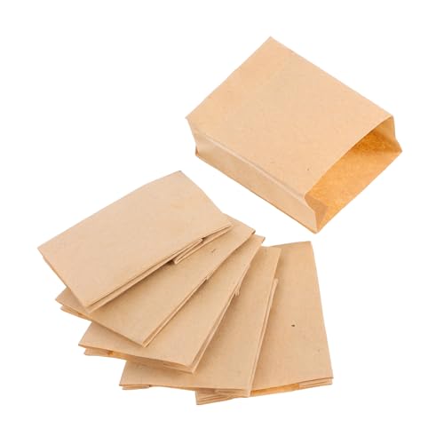 SUPVOX 12pcs Miniature Paper Bags for Dollhouse Baking Scenes Dollhouse Accessories for Cookies and Treats for Creative Play and Photography Props