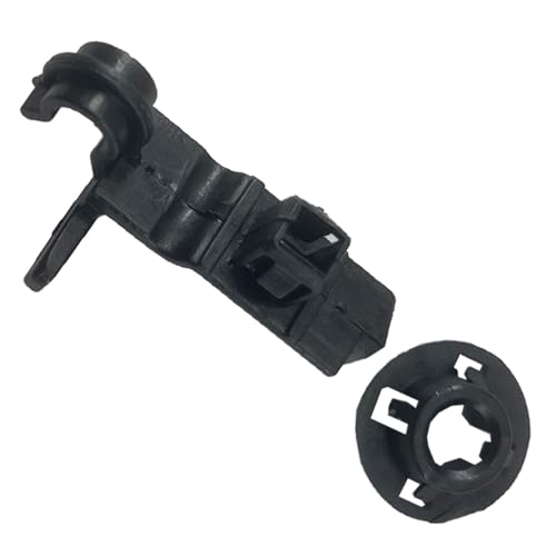 DEVMO 2pcs Hood Support Prop Rod Holder Clips-Grommet 53452-02060 90480-15034 Compatible with Corolla 4Runner Camry C-HR Sienna Tacoma Tundra
