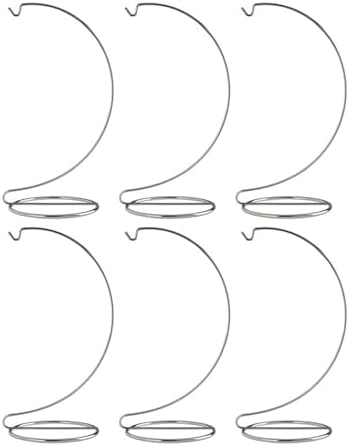 Hook for Glass Ornaments Iron Glass Ball Hook Shaped Flower Pots Display Stand Stylish Home Decorations Hanging Accessory