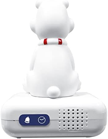 LEXiBOOK, Polar Bear Nightlight Alarm Clock, RL800PB