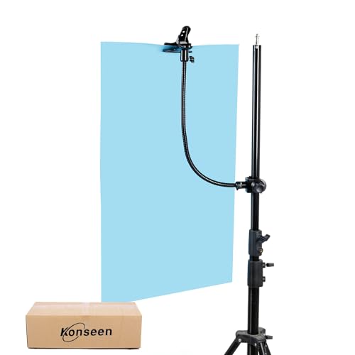 Photo Studio Light Stand Background Holder U+C-Type Heavy Duty Clamp Clip with Flexible Long Arms Gooseneck,Reflector Camera Mounting Devices Accessories