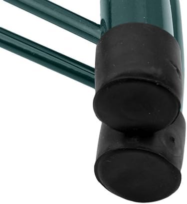 Green Christmas Tree Folding Stand Iron Metal Bracket for Xmas Trees Rubber Pad with Thumb Screw (40cm Green)