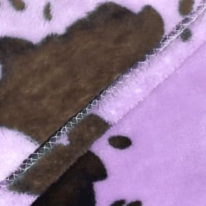 Purple Throw Blanket for Women- Ultra Soft Lightweight Fuzzy Cute Blankets for Teen Girls, Room Decor & Cozy Gifts 50x60 Inches
