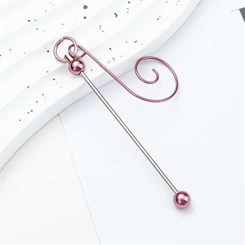 5pcs Metal Beadable Hanging Hooks for Christmas Tree Adornment Festival Ornament Hangers Holiday Decoration Kits Christmas Tree Decoration
