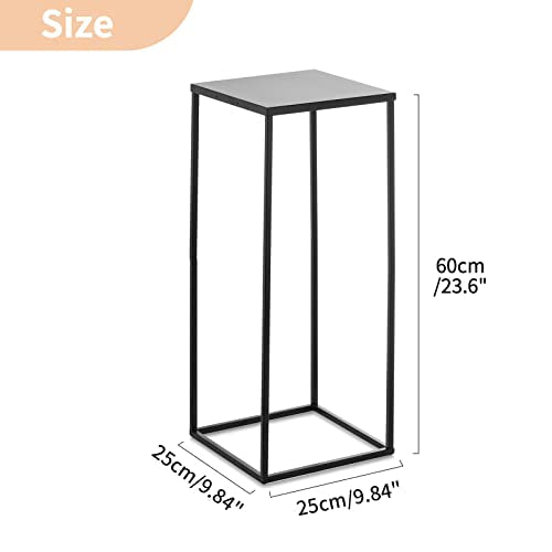 Nuptio Black Vases - 2 Pcs, 23.6 Inch Tall, For Wedding & Home Centerpieces - color: Black, size: 23.6 inch - 2 PCS