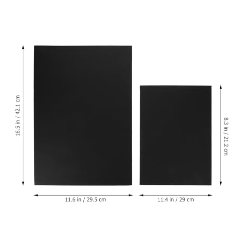 Healeved 2pcs Photography Reflector Boards Foldable Light Reflector Cardboard for Camera Accessories Studio Photo Shoot Lighting Control with Black and White Surfaces, Suitable for Product