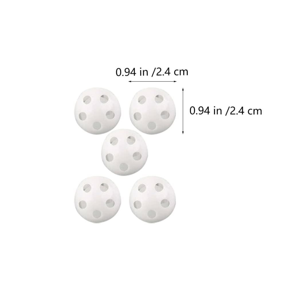 50Pcs Rattle Balls Inserts Rattle Box Repair Doll Noise Maker Noise Maker Insert Toy for Baby Pet Toy Animal Puppet Doll 24mm