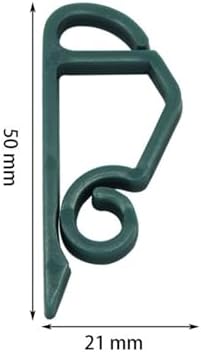 120 Pieces Christmas Light Hooks Tree Hooks Ornament Hooks Clip Hangers Plastic for Easy Attach And Remove Suitable for Christmas Trees Indoor, green