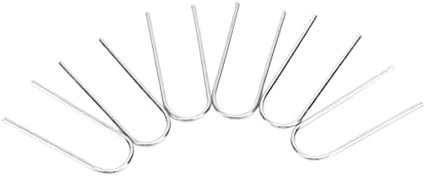 100Pcs High Temperature Jump Jewelry Hanger Hooks UHook Ornament Accessories for Nichrome Tools Uniform Size Ceramic Mini Decor Ornament Hooks