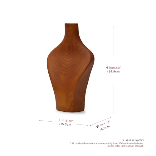 Solid Wood Jewelry Bust Necklace Display Showcase Jewelry Necklace Stand Display Holder(H9.76) - color: H2