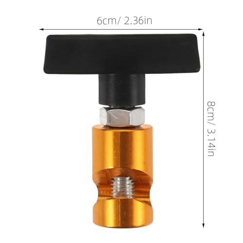 Universal Car Hood Lift Rod Holder Clamp, Hydraulic Hood Support Strut Prop, Anti-slip Gold Automotive Lift Support Tool for Engine Cover and Trunk Maintenance