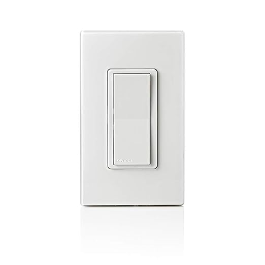 Leviton Decora Smart Switch Anywhere Companion, Add Wire-Free 3-Way/4-Way/5-Way On/Off Control to Decora Smart Wi-Fi 2nd Gen Switches, Automatic, DAWSC-1RW, White