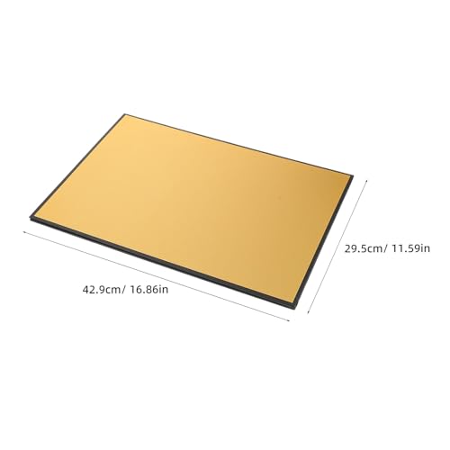 A4 Gold Photography Reflector Board Portable Light Control Panel for Studio and Outdoor Photo Shooting, Foldable Reflective Card for Professional Camera Accessories