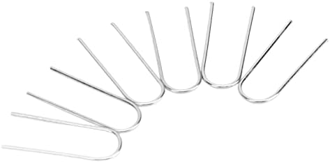 100Pcs High Temperature Jump Jewelry Hanger Hooks UHook Ornament Accessories for Nichrome Tools Uniform Size Ceramic Mini Decor Ornament Hooks
