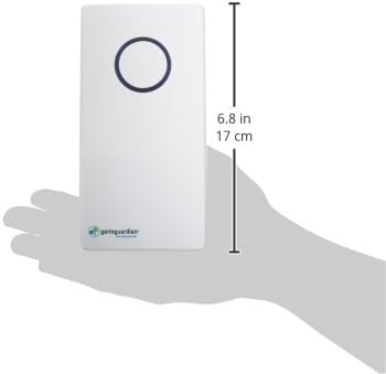 Germ Guardian GG1100W 7” Pluggable Small Air Purifier, Small Room Wall Air Sanitizer, Freshens Air, UV-C Light Kills Germs, Reduces Odors from Pets, Cooking, Mold, GermGuardian, 1-Yr Wty (White)