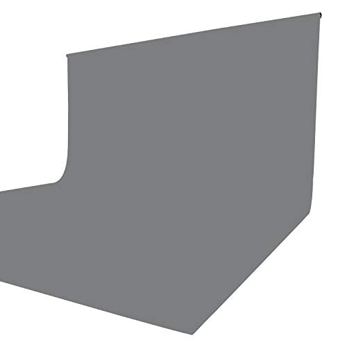 ISSUNTEX 5X7 ft Background Muslin Backdrop, Photo Studio, Collapsible High Density Screen for Video Photography and Television-Gray - color: Gray, size: 5X7 ft