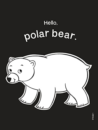 SmartContrast Montessori Cards(TM): Hello, Animals: 20 durable double-sided high-contrast cards with 3 levels of development.