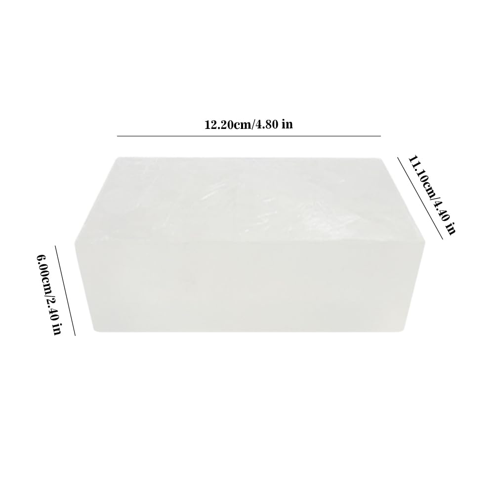 TinMeZor 2LB Clear Glycerin Soap Base Melt and Pour Glycerin Soap Base for Crafting and Making, Natural,Organic,Vegan, Easy to Cut