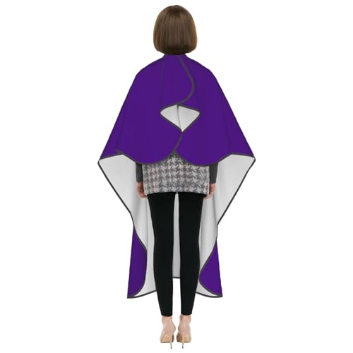 Custom Barber Cape Unisex Salon Hair Cutting Capes Add Your Image Logo Haircut Kit Personalized Stylist Tool - color: Indigo