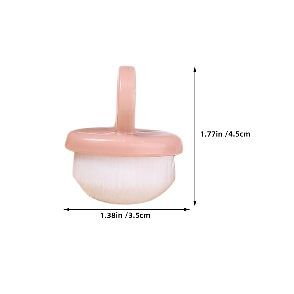 Beaupretty Nail Dust Brush Soft Bristle Fingernail Scrub Brush Short Handle Portable Manicure Tool for Cleaning and Polishing Nails