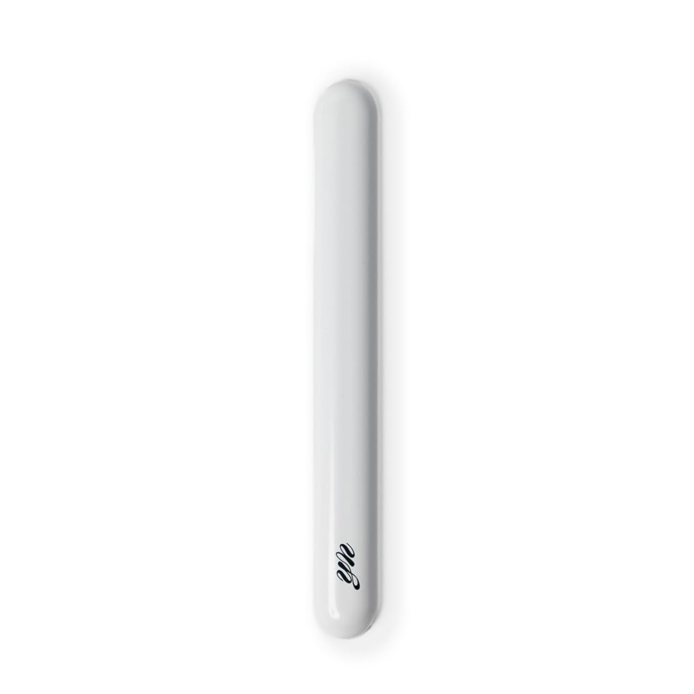 YN Young Nails Glass Finger File Exfoliator - Nail File for Smooth, Photo-Ready Hands, Hygienic Etched Glass Design for Delicate, Dry Skin