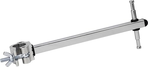 Kupo Baby 5/8" Side Arm, Double Baby Pin Offset Mount 15" Length for Professional Lighting and Grip Rigging Applications - Silver (KG809712) - style: Baby 5/8" (16mm) Side Arm