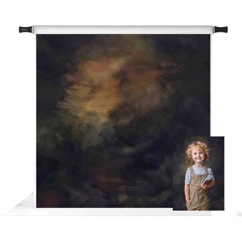 Kate 10x10ft Retro Photography Backdrop Brushed Painted Abstract Background Studio Backdrop - color: Brown, size: 10x10ft